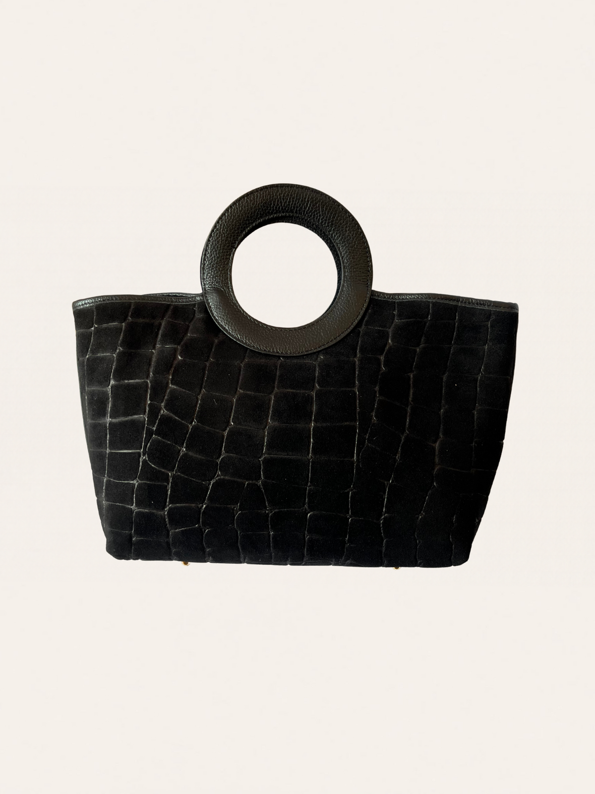 Tas Élise leder - zwart